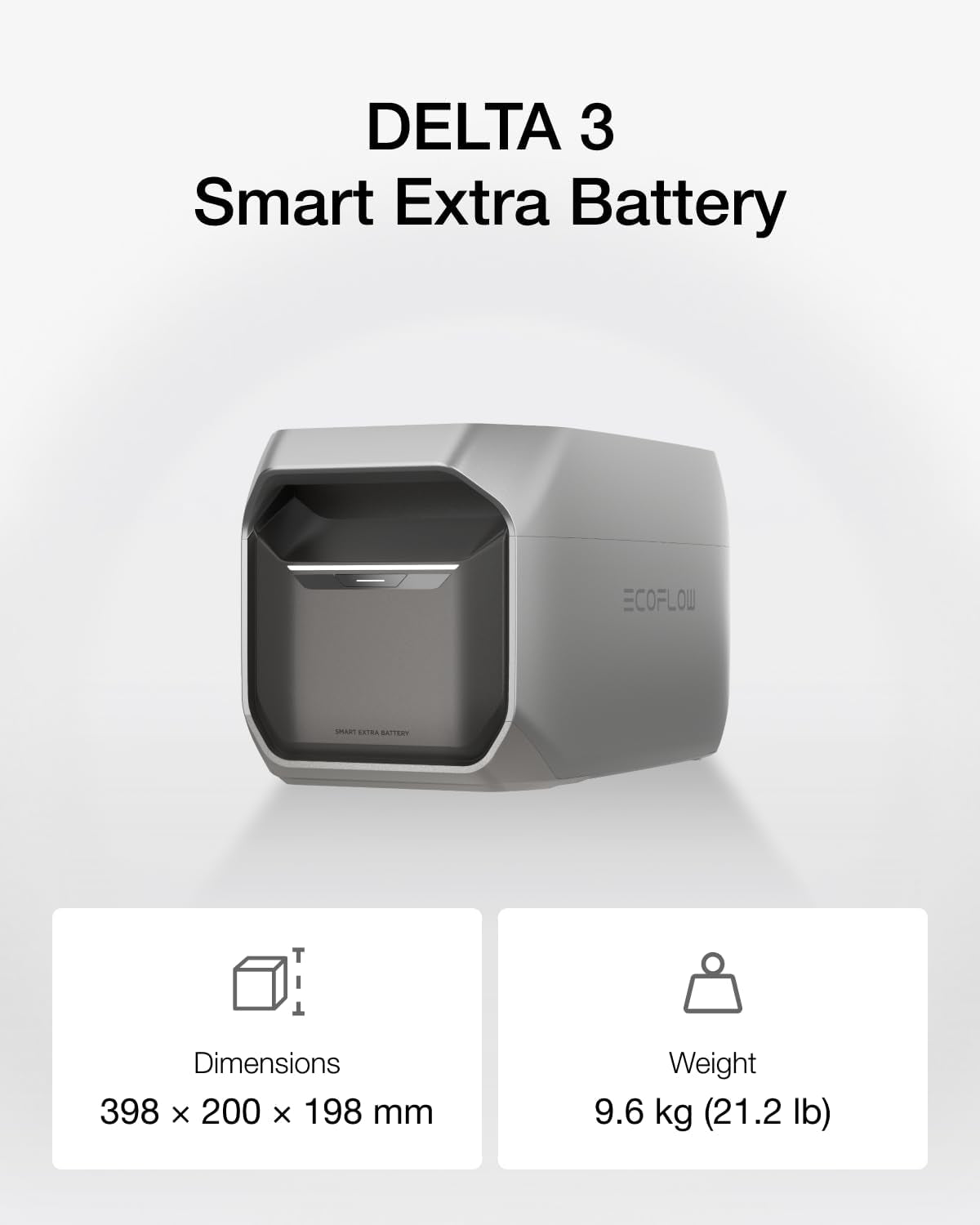 ECOFLOW Portable Power Station DELTA 3 Plus, 1024Wh with Expandable Battery